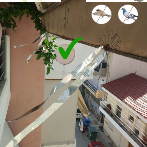 Bird repellent tape 50 meters new, laser reflective