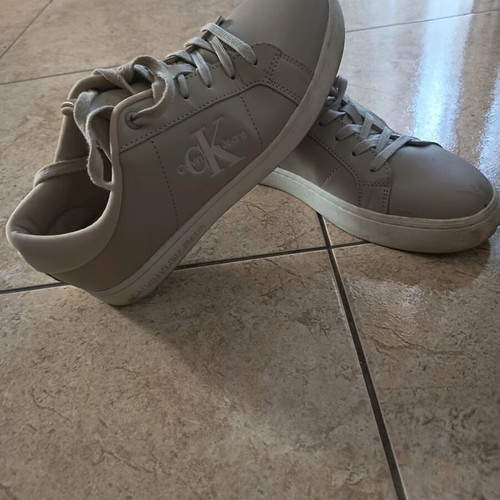 Calvin Klein women's athletic shoes like new, size 39, beige