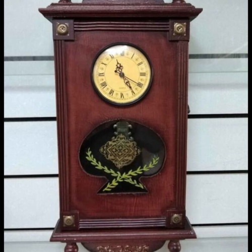 Wooden wall clock new with pendulum