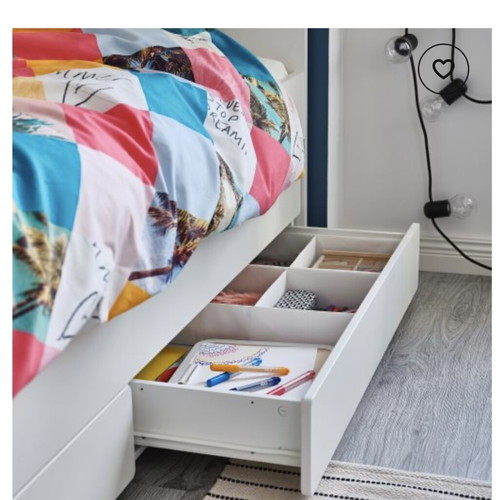 IKEA SLAKT bed like new with storage space