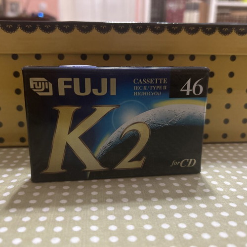 Fuji K2 46 Type II (CrO₂) cassette sealed, rare collector's item