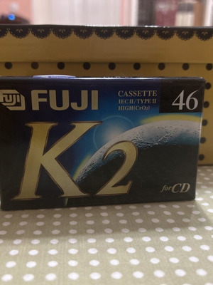 Fuji K2 46 Type II (CrO₂) касета запечатана, рядък колекционерски