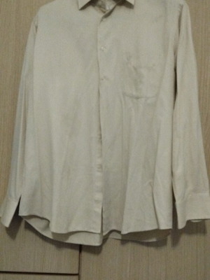 Men's cream shirt like new, size L