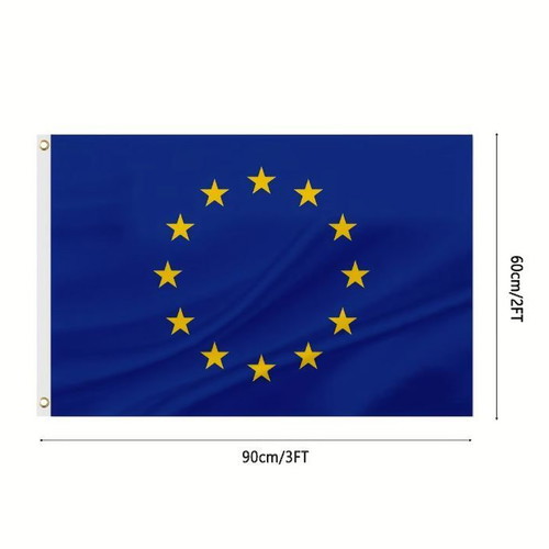 Polyester European Union Flag 90x150 cm new