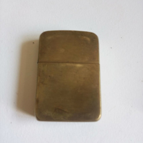 Zippo brass lighter used, functional