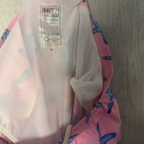 Saint Barth MC2 swim shorts medium, new, blue and pink