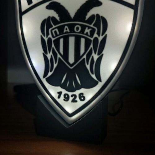 PAOK light sign new with led and usb cable
