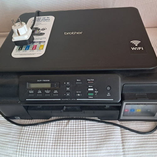 Brother DCP-T500W Wi-Fi Ink Tank Multifunction Printer like new