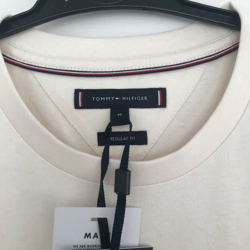 Tommy Hilfiger T-Shirt new, regular fit, beige, size M