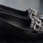 Miss NV Croco Women's Pumps Size 36 New Black
