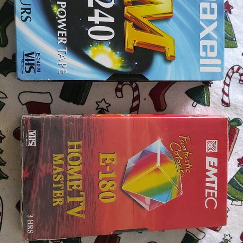 Video cassettes new, set of 2, one sealed