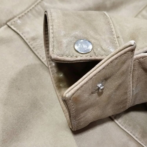 Vali jacket like new, beige synthetic leather