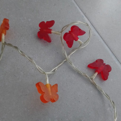 Butterfly Decorative String Lights like new, 1.5 meters