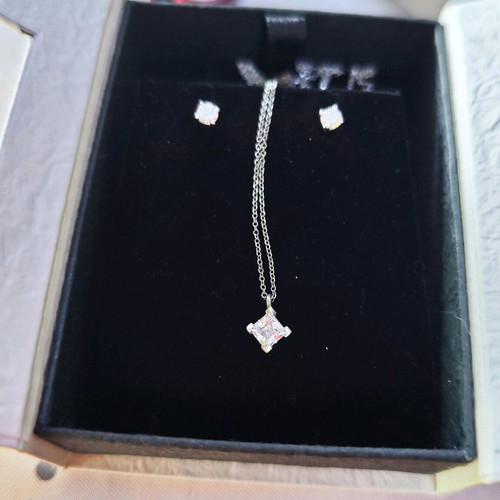 14k white gold set