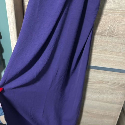 Purple dress with front knot, like new