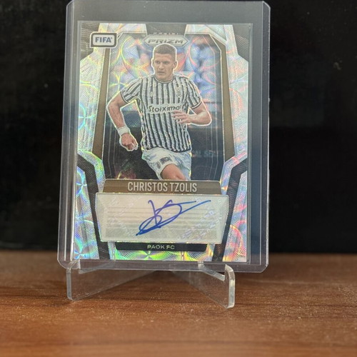 2025 Panini Prizm FIFA Tzolis Auto Choice PAOK card