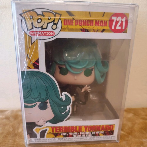 Funko Pop Terrible Tornado from One Punch Man like new with protector