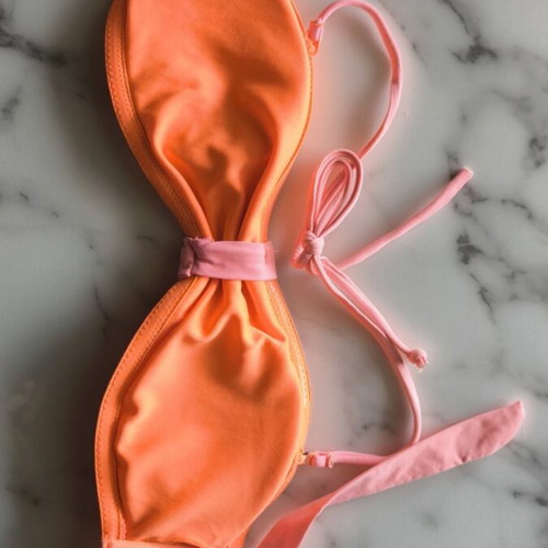 Bikini top Tally Weijl pink size XS/S like new