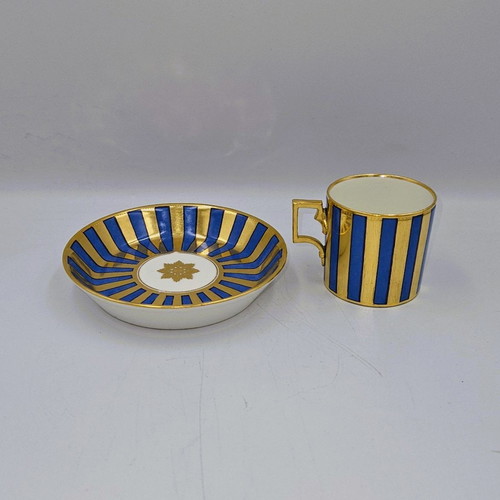 Imperial Vienna Sorgenthal Espresso Cup and Saucer like new (1790-1810)