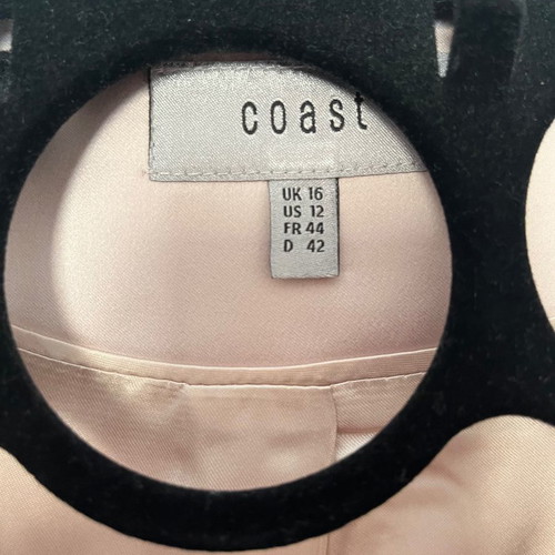 Coast jacket used, size 16, pink