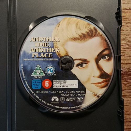 Another Time Another Place DVD like new with Greek subtitles