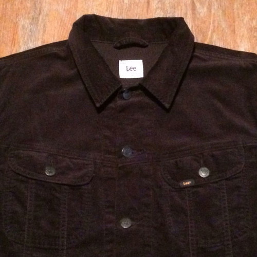 LEE “RIDER” CORDUROY XL BLACK JACKET