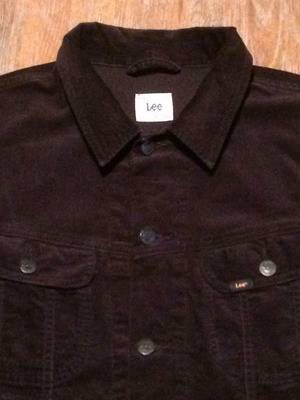 LEE “RIDER” CORDUROY XL BLACK JACKET