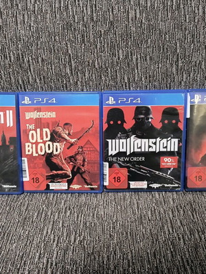 Wolfenstein 2 New Order Old Blood Young Blood PS4 used games