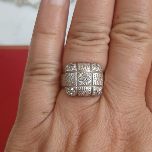 Silver 950 ring, 17 mm