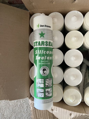 Σφραγιστικό σιλικόνης Den Braven Starseal λευκό 260ml καινούργιο