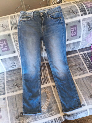 Jeans straight fit used, size 27