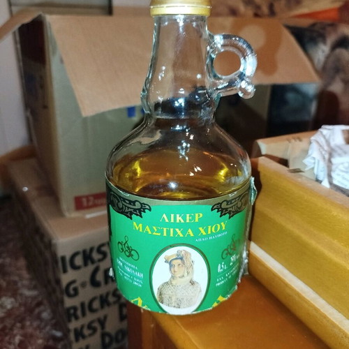 Mastiha liqueur of Chios used, Nikolakis