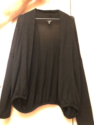 Bershka cardigan new black, size S