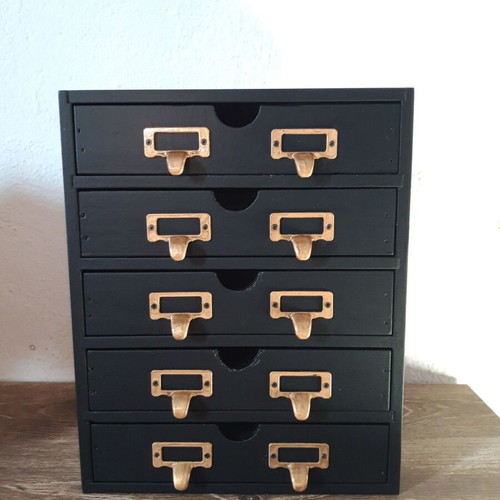 Wooden office drawer unit new with 5 drawers