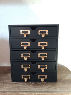 Wooden office drawer unit new with 5 drawers