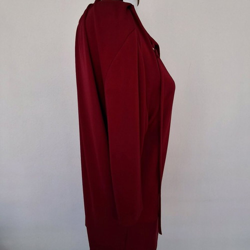 Blouse like new, burgundy, size L