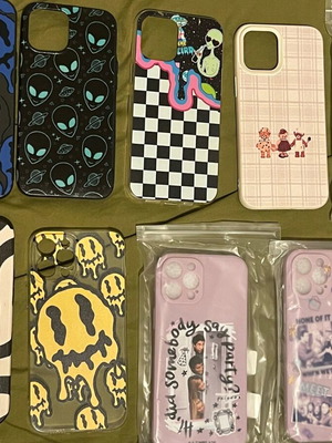 iPhone 12 Pro Max cases like new, pack of 9 pieces