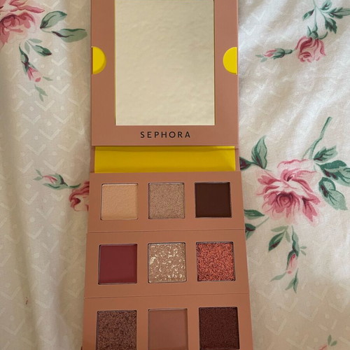 Sephora Mega Mix Palette eyeshadow Rebellious Rosey Nude new