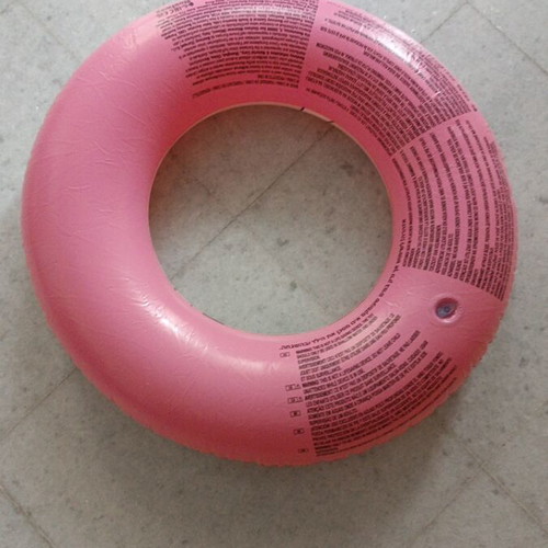 Children's swim ring used, 50 cm outer diameter, 25 cm inner diameter