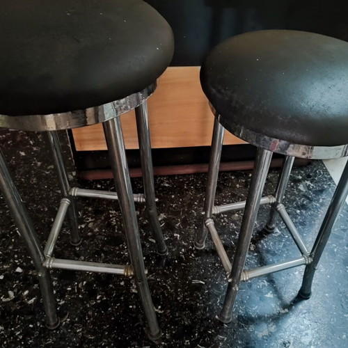Bar stools stainless steel used