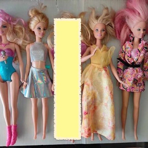 Barbie μεταχειρισμένες, πακέτο 54 κούκλες με μερικές διαφορετικές