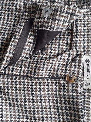 Attrattivo pants like new, beige and brown, size M