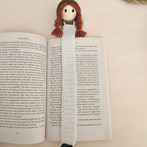 Anne Shirley Handmade Crochet Bookmark like new
