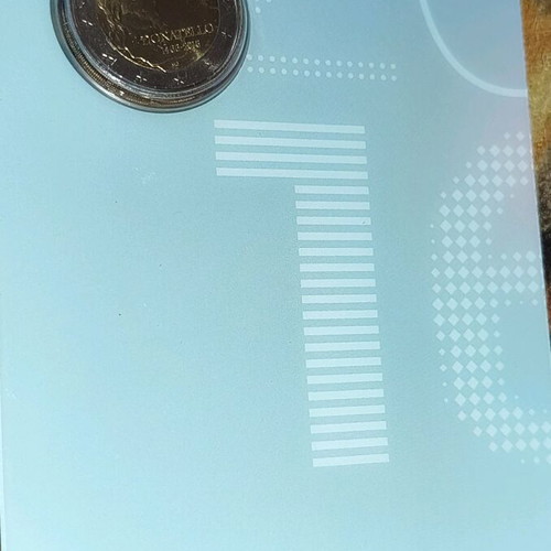 Collectible 2 euro coin San Marino 2016 Donatello new in blister