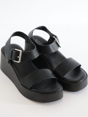 Seven women's platform sandals size 39, black