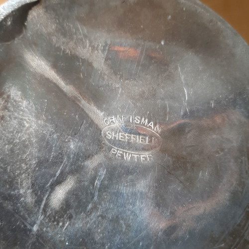 Sheffield Art Deco hammered English teapot like new