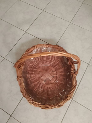 Ψάθινο καλάθι μεγάλο μεταχειρισμένο