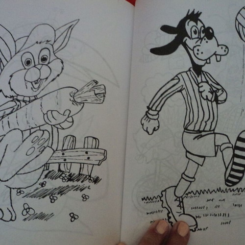 Mickey Disney cover and 7 internal sketch illustrations used