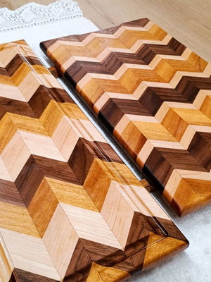 Δίσκοι κοπής και σερβιρίσματος χειροποίητοι καινούργιοι