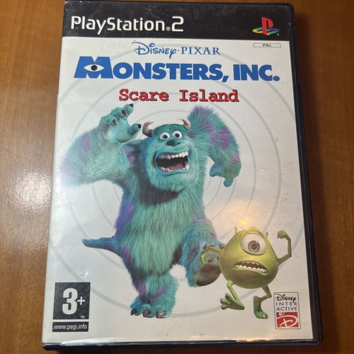 Disney Pixar Monsters, Inc. Scare Island παιχνίδι PlayStation 2 σαν καινούργιο, πλήρες με manual